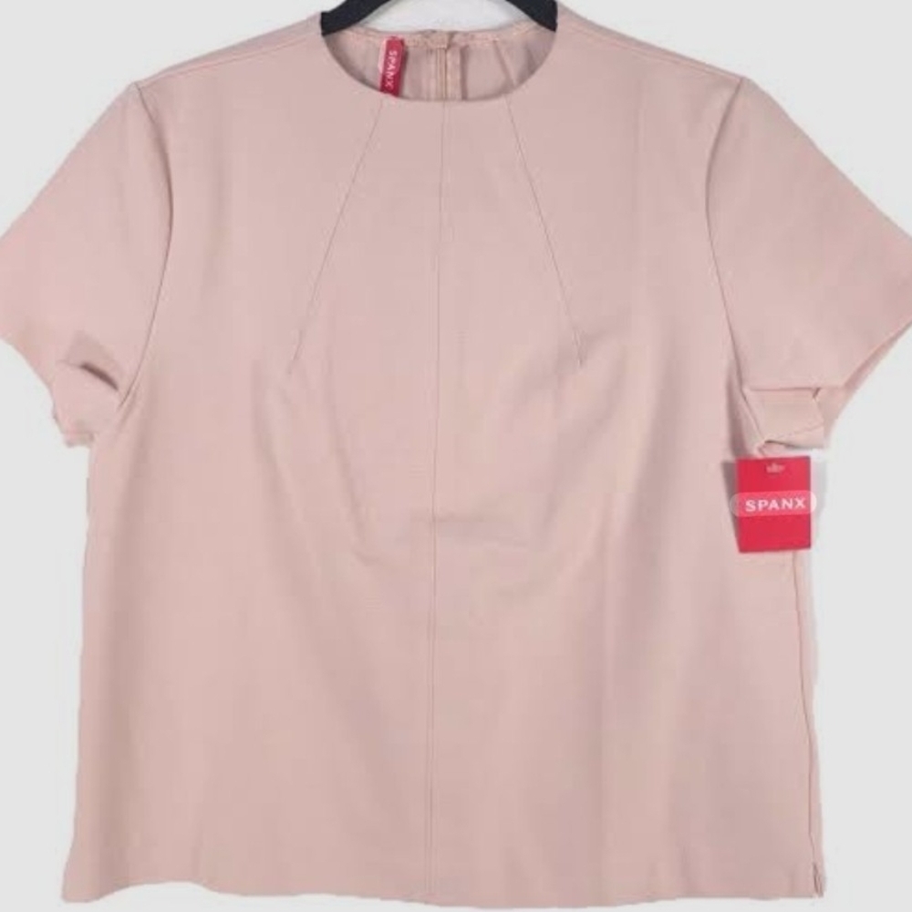 SPANX NWT Women's Pink Top. Size 1X - Picture 2 of 8